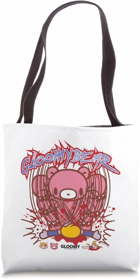 Gloomy Bear The Naughty Grizzly Claw Attack Pity Anime Tote Bag