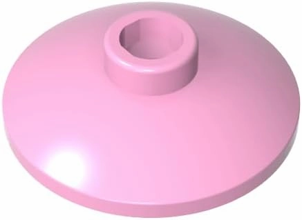 Gobricks GDS-601 2x2 Diameter of disc 15.8 Compatible with 4740 30063 All Major Brick Brands Toys Building Blocks Technical Parts Assembles DIY (222 Bright Pink(011),1000)