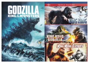 Godzilla King of the Monsters / King Kong / King Kong VS. Godzilla / King Kong Escapes (2-Pack)