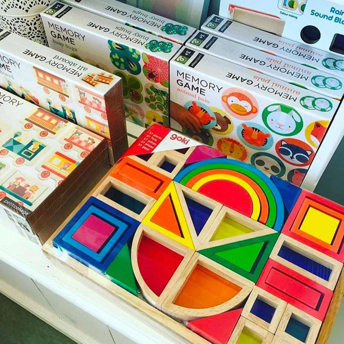 Goki Rainbow Window Bricks