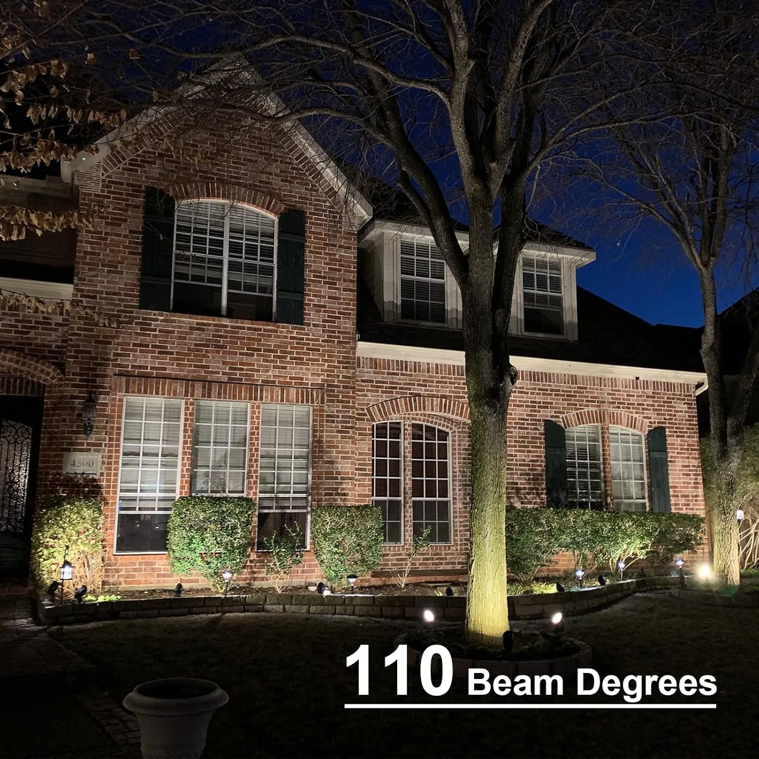 GOODSMANN Landscape Lights 8PK Low Voltage Well Lights 4 Watt 200 Lumen LED Landscape Lighting 2800K Warm White Metal In-Ground Light with Cable Connectors