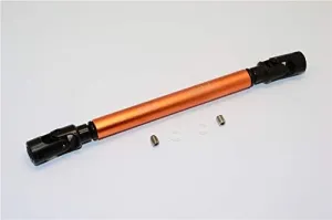 GPM For Tamiya CC01 Upgrade Parts Steel Adjustable Main Shaft With Aluminum Body (Long) - 1Pc Set Orange