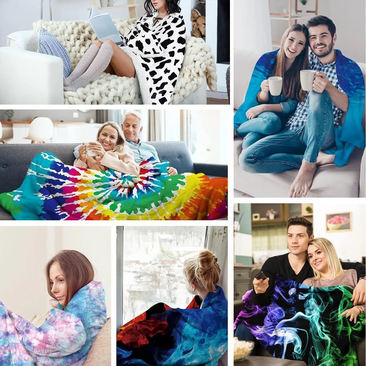 Green Wearable Oversized Blanket Blanket Cute Succulents Flower Desert Super Soft Warm Cozy Plush Flannel Fleece & Throw Cloak Wrap 60" H x 80" W Hot Plant Artwork