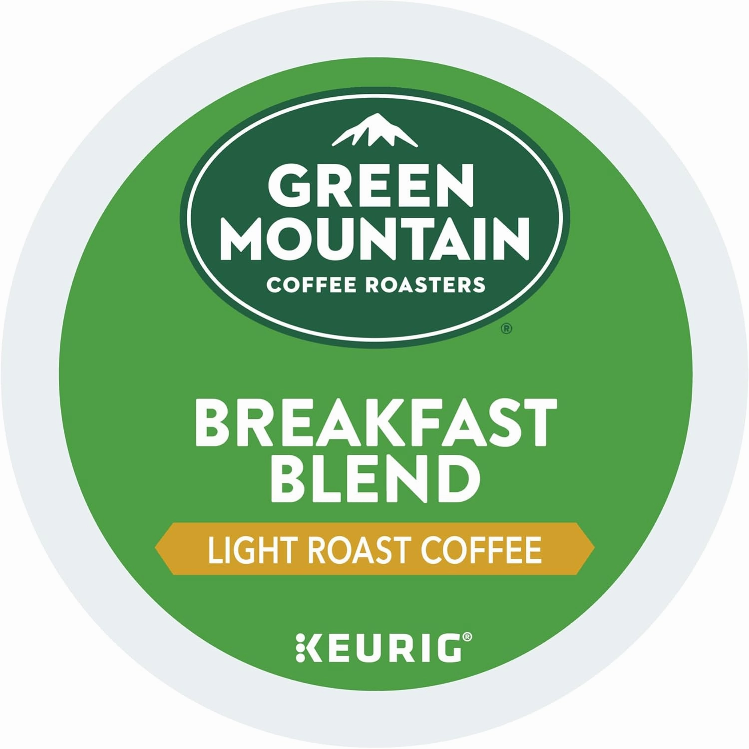 Green Mountain Coffee Roasters Breakfast Blend Single-Serve Keurig K-Cup Pods, Light Roast Coffee, 96 Count