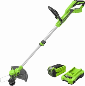 Greenworks 40V 13-Inch Cordless String Trimmer / Edger (Gen 2), 2.0Ah USB Battery and Charger Included