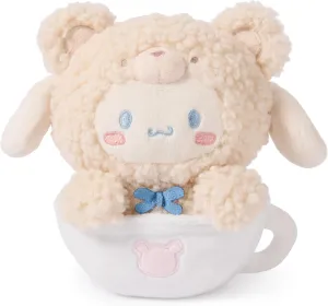 GUND Sanrio Official Hello Kitty and Friends Cinnamoroll Café Latte Teddy Bear Plush, Collectible Plush Toy, Stuffed Animal for Ages 1 and Up, 6”