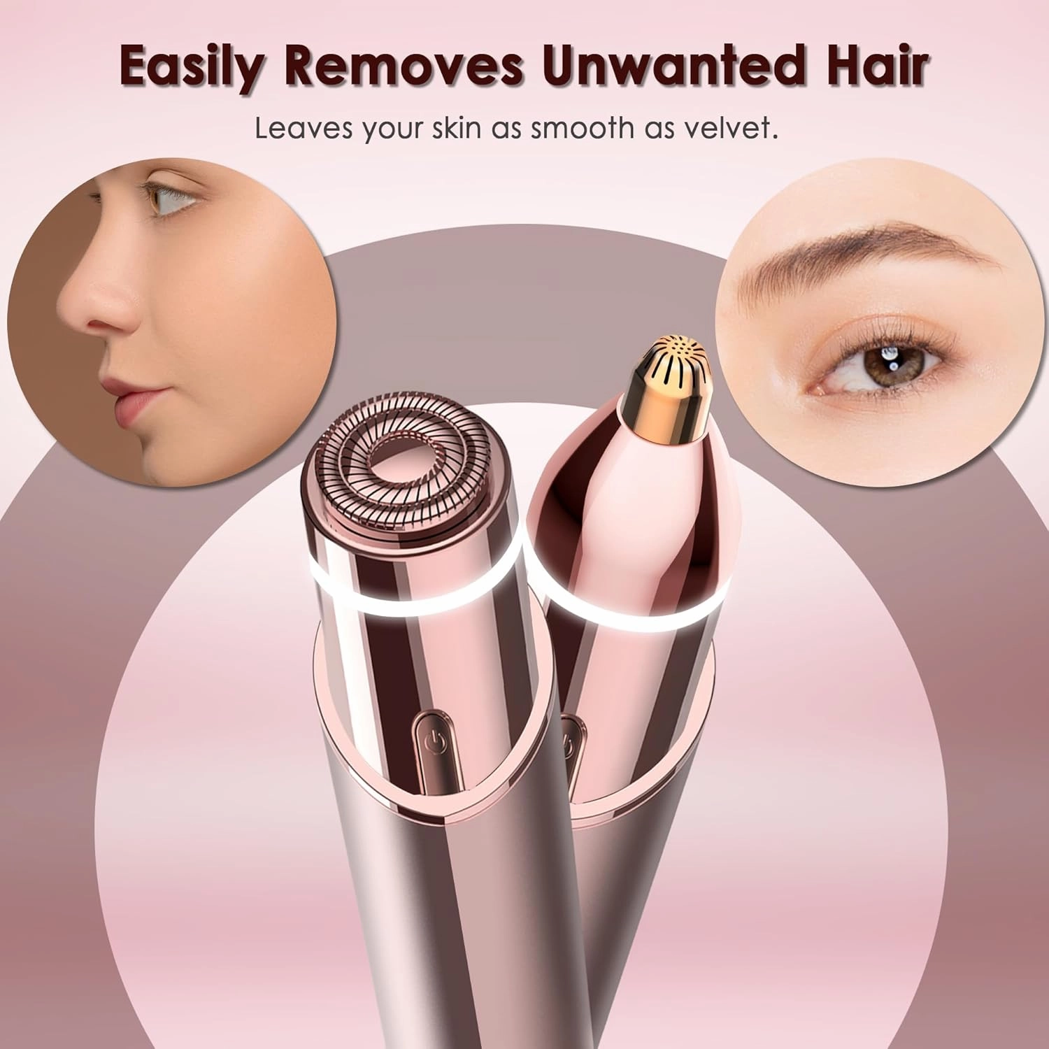 Gurelax Generation 3 Replacement Heads for Finishing Touch,ace and Eyebrow Hair Remover Replacement Heads, 18k Gold Precision Replacement Blades Compatible with New Flawless Gen 3 (2 2)
