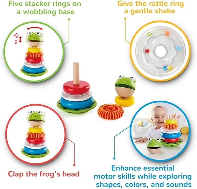 Hape Mr. Frog Stacking Rings