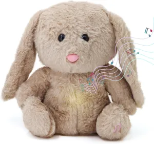 Heartbeat Stuffed Animal Baby Sleep Soother - Plush Toy with Calming Light, White Noise, Shush & Mother¡¯s Heartbeat for Newborns, Boys & Girls