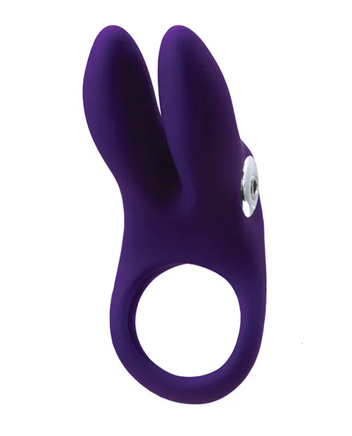 Hella Raw Vedo Sexy Bunny Rechargeable Ring Deep Purple