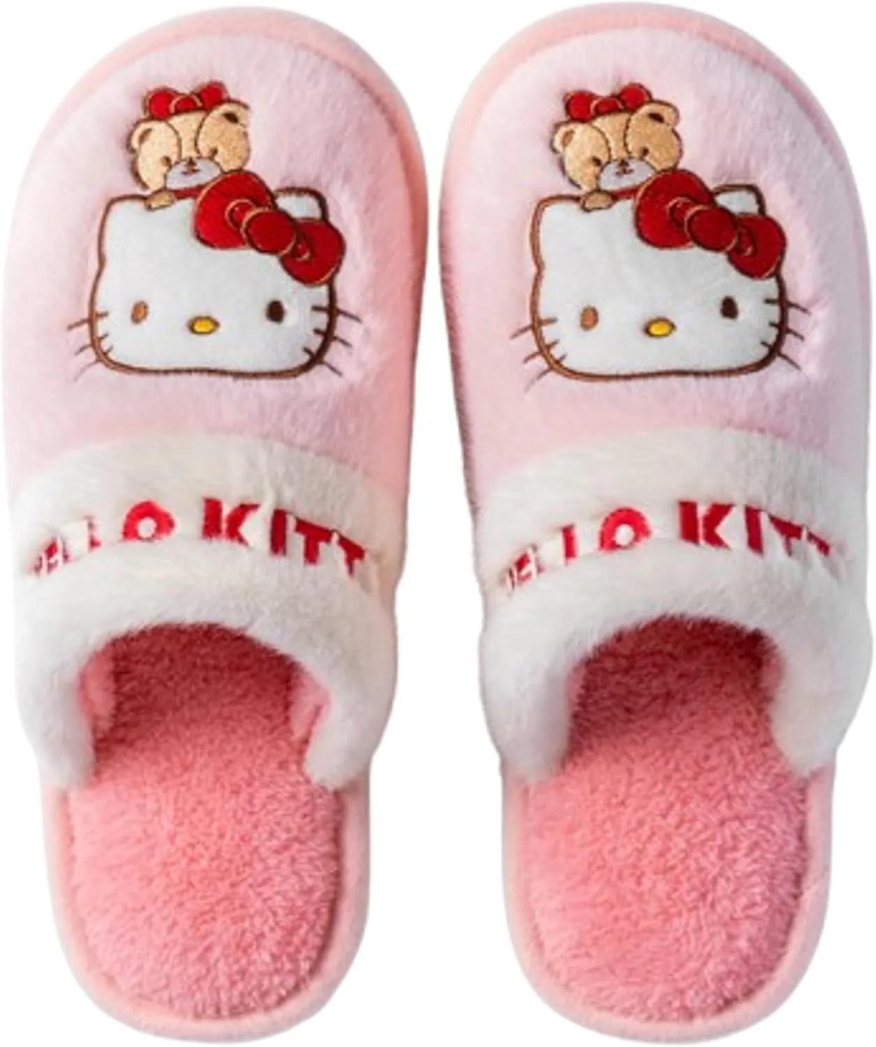 Hello Kitty & Bear Home Slippers for Girls Kids Children