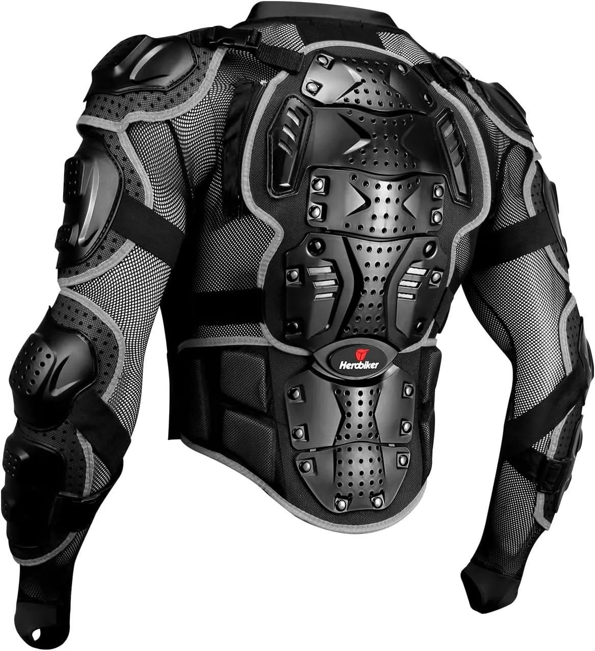 HEROBIKER Motorcycle Full Body Armor Jacket spine chest protection gear Motocross Motos Protector Motorcycle Jacket 2 Styles