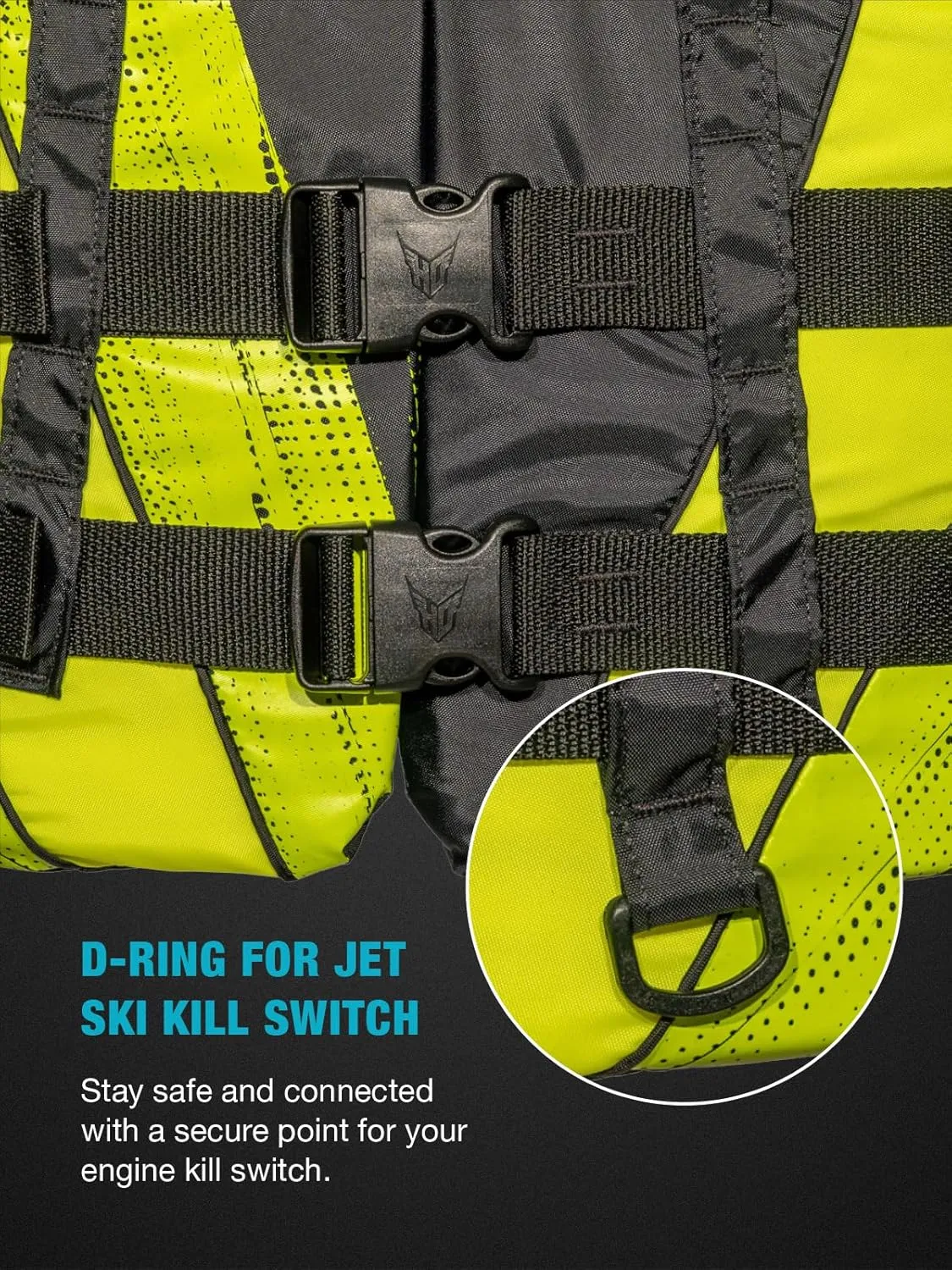 HO Sports Voyager Life Vest - USCG Approved Unisex Adult Life Jacket - Lightweight Wake Sports Life Vest - Nylon Exterior with Adjustable Quick-Release Buckles