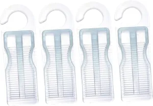 HOMSFOU 4pcs Door Stoppers for Home Safety Door Wedge Easy Install No Tools Required Prevent Child Pinch Universal for Tile Carpet Laminate