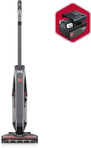 Hoover ONEPWR Evolve Pet Elite Cordless Upright Vacuum Cleaner, Lightweight Stick Vac, for Carpet and Hard Floor, BH53801V, Black (Renewed)