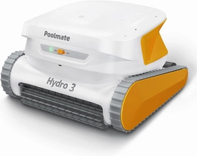 Hydro 3 Cordless Robotic Pool Cleaner, 150W Pool Vacuum with Wall Climbing Function, 200mins Runtime, 2 Brushless Motor   4.1L Filter Basket Ideal for Inground Aboveground Pools