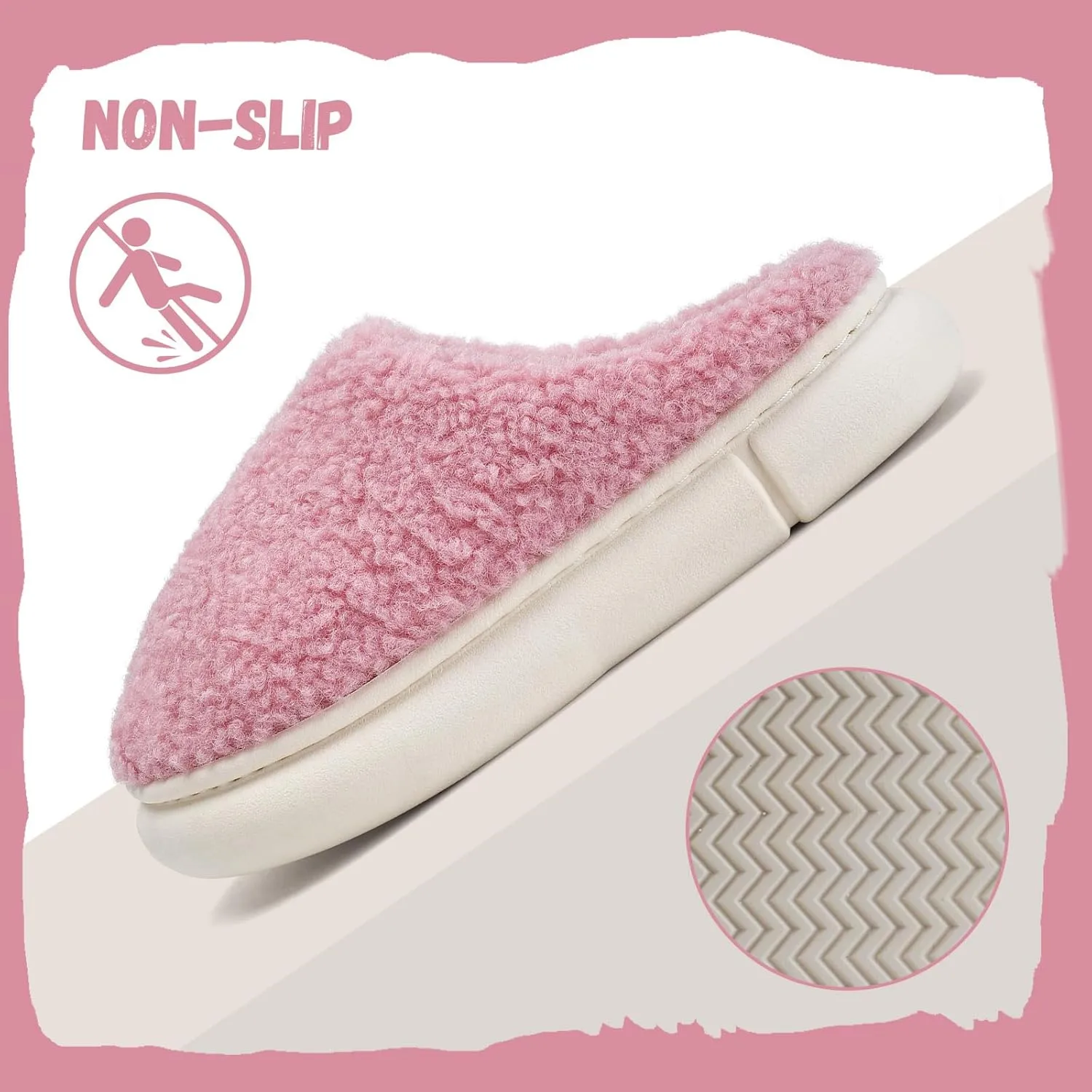 IceUnicorn Kids Slippers Boys Girls Warm Soft Plush Memory Foam House Slippers Big Little Kids Non-Slip Winter Home Shoes for Indoor Outdoor