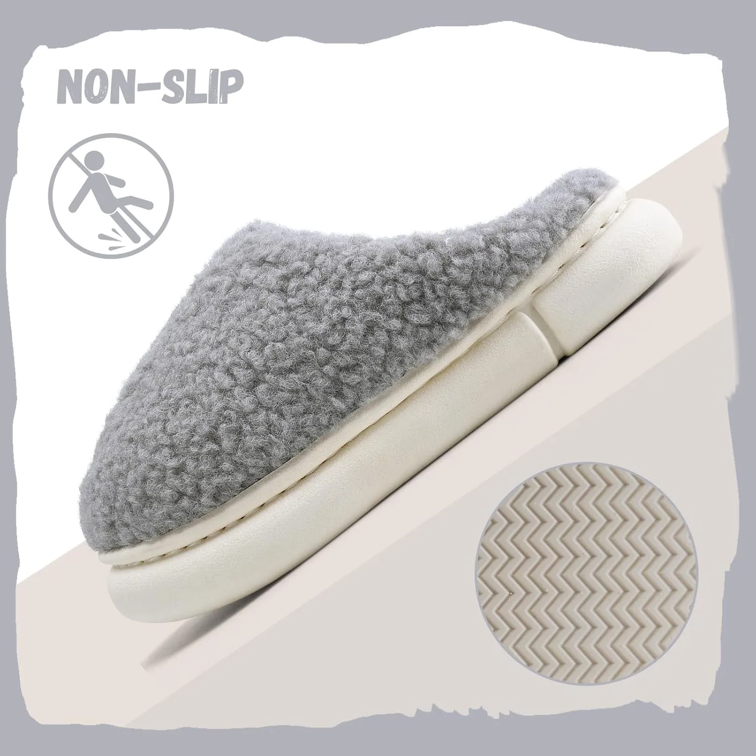 IceUnicorn Kids Slippers Boys Girls Warm Soft Plush Memory Foam House Slippers Big Little Kids Non-Slip Winter Home Shoes for Indoor Outdoor