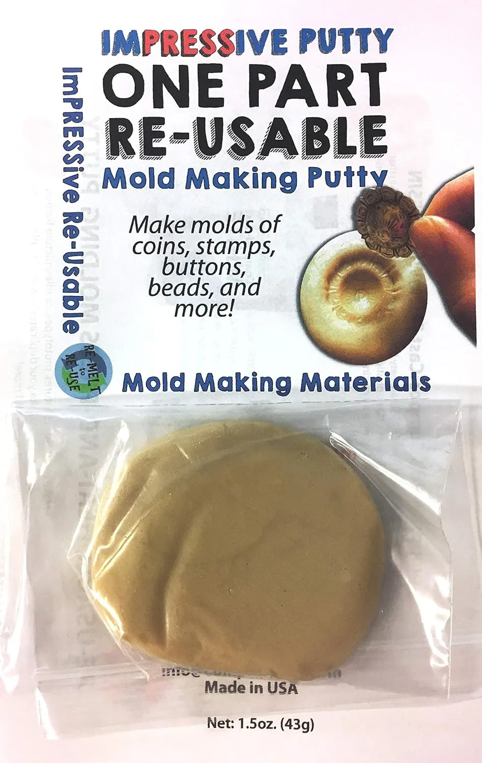 Impressive Re-usable Molding Putty (1.5 oz (42 g))