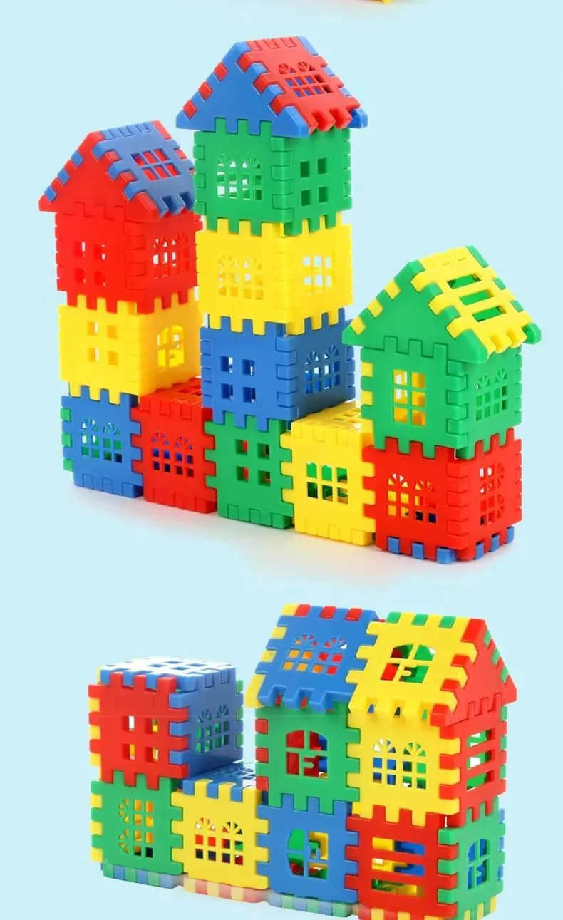 Interlocking Building Blocks – 70-Piece Kids for Toddlers and Kids – Fun and Educational Toy Building Set for Skill Development, Educational Conventional Toys Gift for Boys Girls52