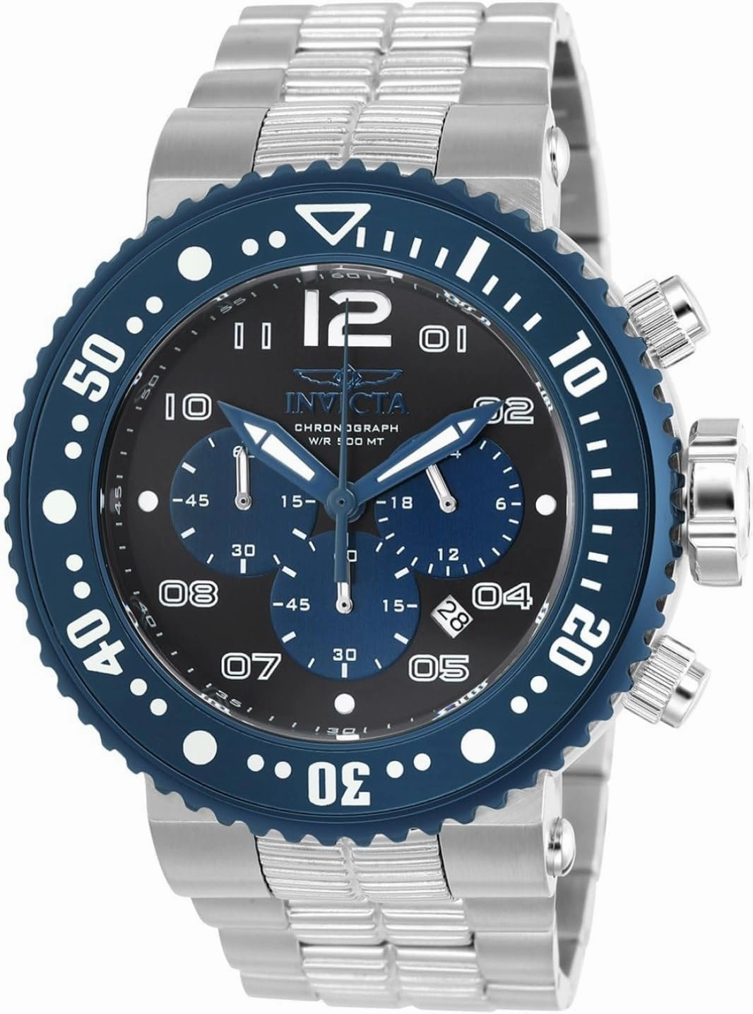 Invicta Men's 25074 Pro Diver Analog Display Quartz Silver Watch