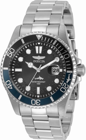 Invicta Men's 30956 Pro Diver Quartz 3 Hand Black Dial Watch
