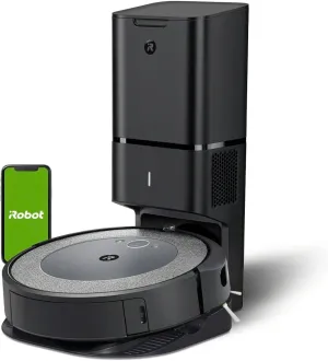 iRobot Roomba i3  EVO (3550) Self-Emptying Robot Vacuum – Now Clean by Room with Smart Mapping, Empties Itself for Up to 60 Days, Works with Alexa, Ideal for Pet Hair, Carpets​, Roomba i3 
