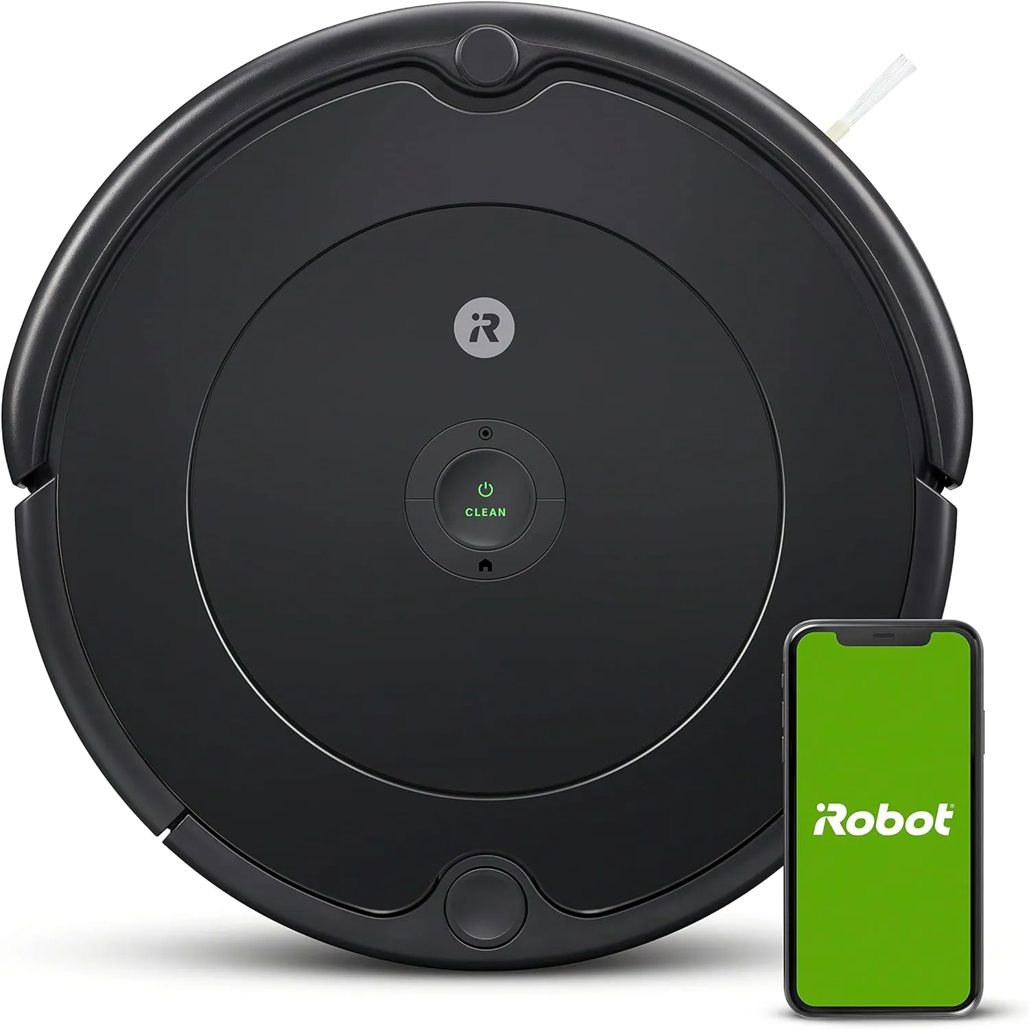 iRobot Roomba Vac Robot Vacuum (Q011) - Power-Lifting Suction, Alexa, Quieter Cleaning Mode, Multi-Surface Cleaning, Cleans in Neat Rows, Easy to use, Self-Charging