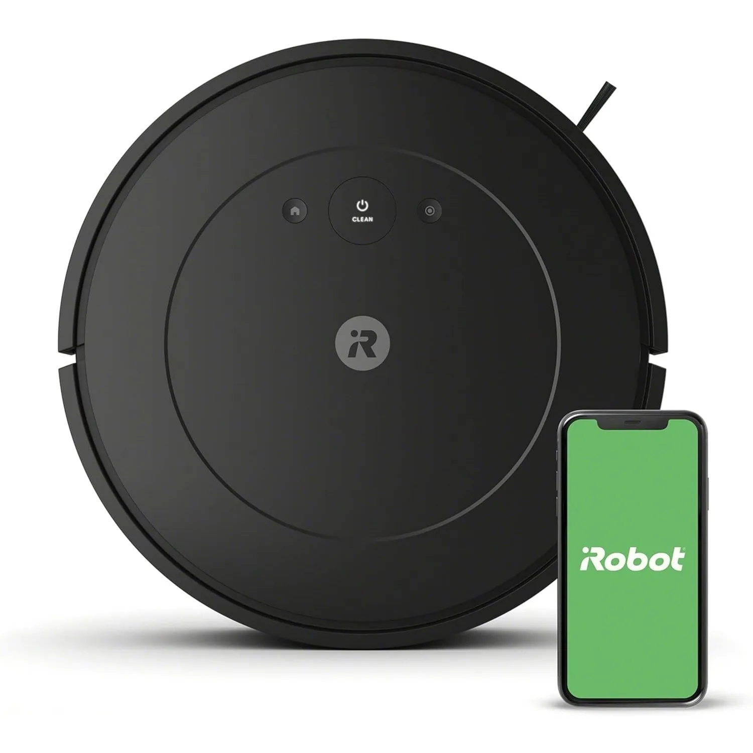 iRobot Roomba Vac Robot Vacuum (Q011) - Power-Lifting Suction, Alexa, Quieter Cleaning Mode, Multi-Surface Cleaning, Cleans in Neat Rows, Easy to use, Self-Charging