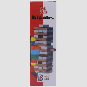 Jenga Colorful Stacking Block - Multi Color
