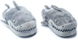 Jokari USB Rechargeable Heated Shark Slippers for Men, Women and Kids. Super Comfy Plush Electric Slippers with Non Slip, Water Resistant Soles, Foam Insole to Keep Feet and Toes Warm (Adult M)