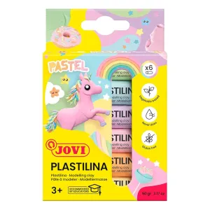 Jovi | Plastilina Reusable | Non-Drying Modeling Clay | 0.50 Oz Bars | Set of 6