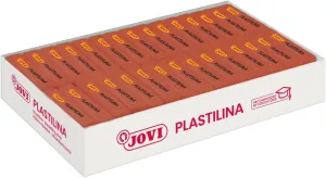 Jovi - Reusable Non-Drying Modeling Clay, 30 Plasticine Bars, 1.75 oz Each, Total of 3.3 lb (Brown)