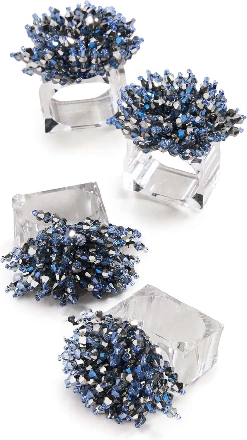 Kim Seybert Women's Set of 4 Brilliant Napkin Rings