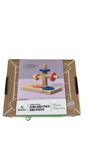Kiwico Slide-And-Stack Ring Puzzle