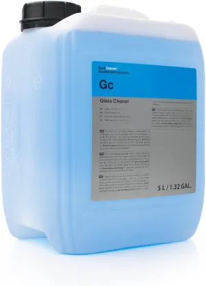 Koch-Chemie - Glass Cleaner - Effortlessly Removes Stubborn Dirt, Oil, Grease, Insects, and Residues; Ready-To-Use Streak-Free Formula; Gloss and Smoothness Additive; Fresh Fragrance (5 Liters)