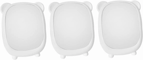 KOHARA 3 Pcs Bear Makeup Mirror Mirrors Tabletop Dressing Mirror Makeup Desktop Mirror Cartoon Cosmetic Mirror Reliable Makeup Mirror Bunny Student White Plastic Make up