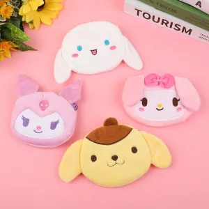 Korean Cartoon Heart Portable Mini Plush Coin Purses