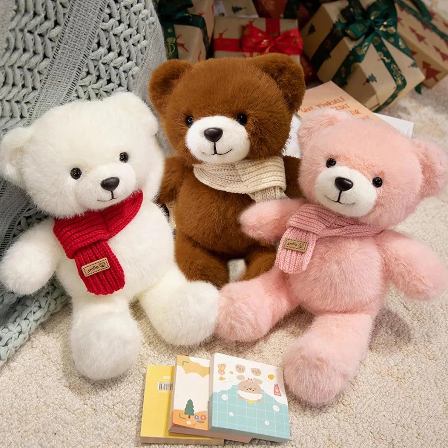 KUUDESOXX Cute Stuffed Animal, Koala Plush Toy, a Cute and Comfortable Companion, Perfect as a Sweet Birthday (Caramel Bear)