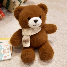 KUUDESOXX Cute Stuffed Animal, Koala Plush Toy, a Cute and Comfortable Companion, Perfect as a Sweet Birthday (Caramel Bear)