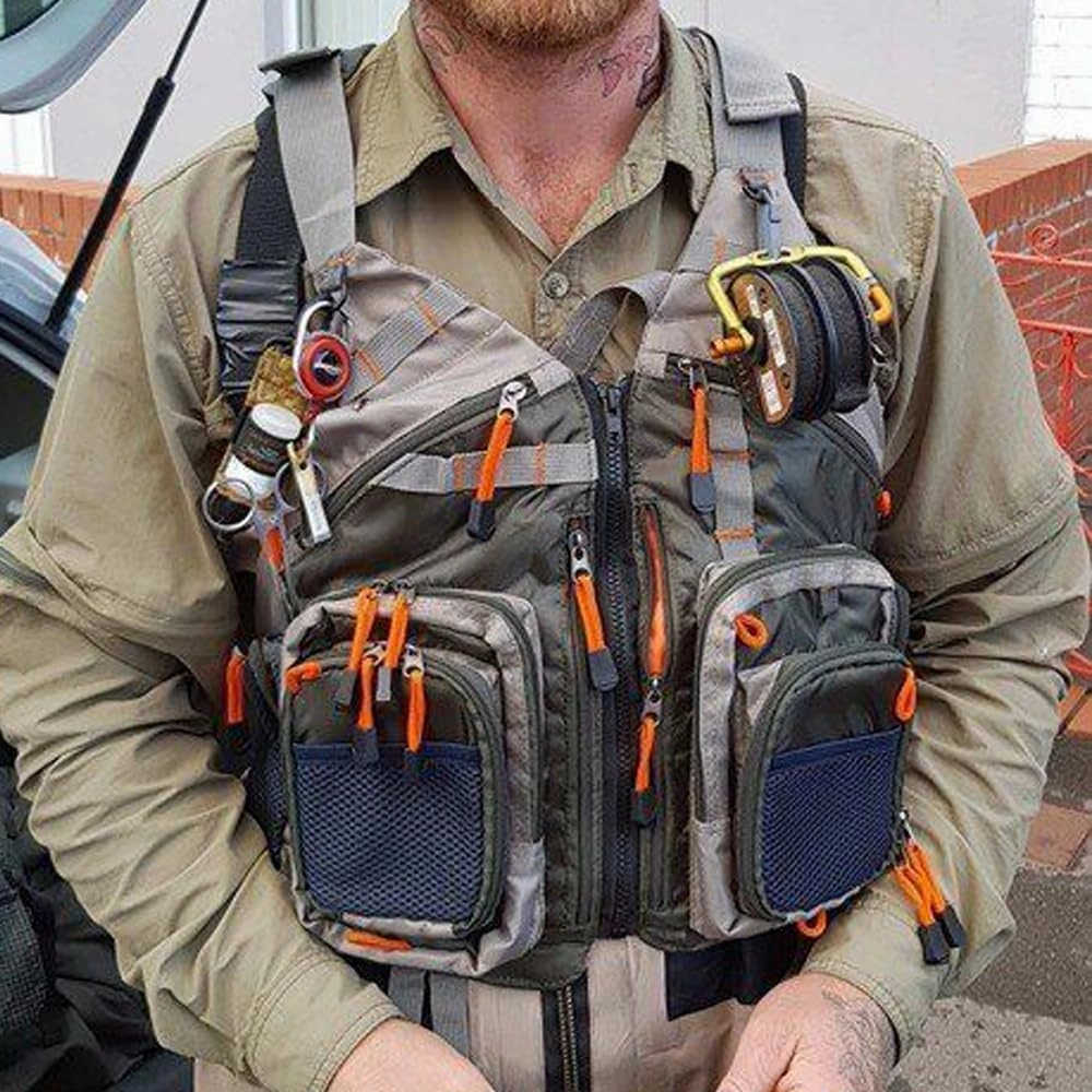 Kylebooker Fly Fishing Vest Pack Adjustable for Men and Women
