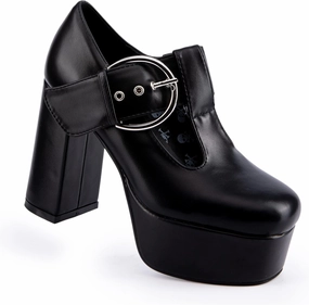 LAMODA Women's Platform Court Shoe