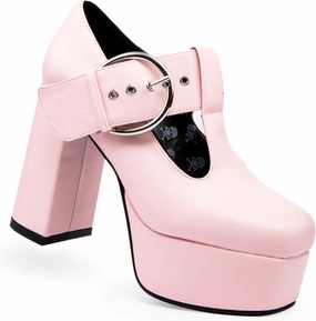 LAMODA Women's Platform Court Shoe