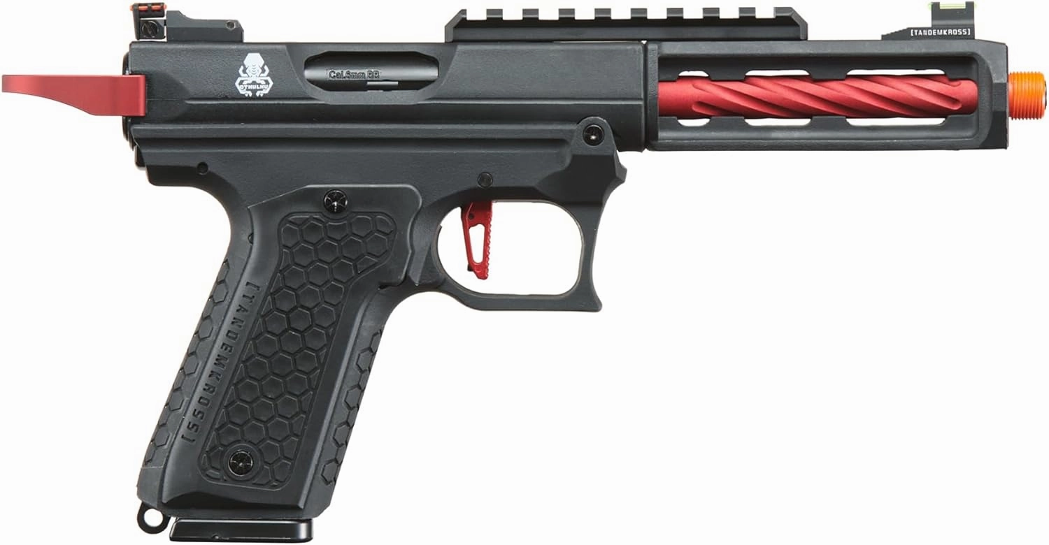 Lancer Tactical Full Auto/Semi Gas Blowback Airsoft Pistol w/Extra Magazine (‎Tandemkross Cthulhu)