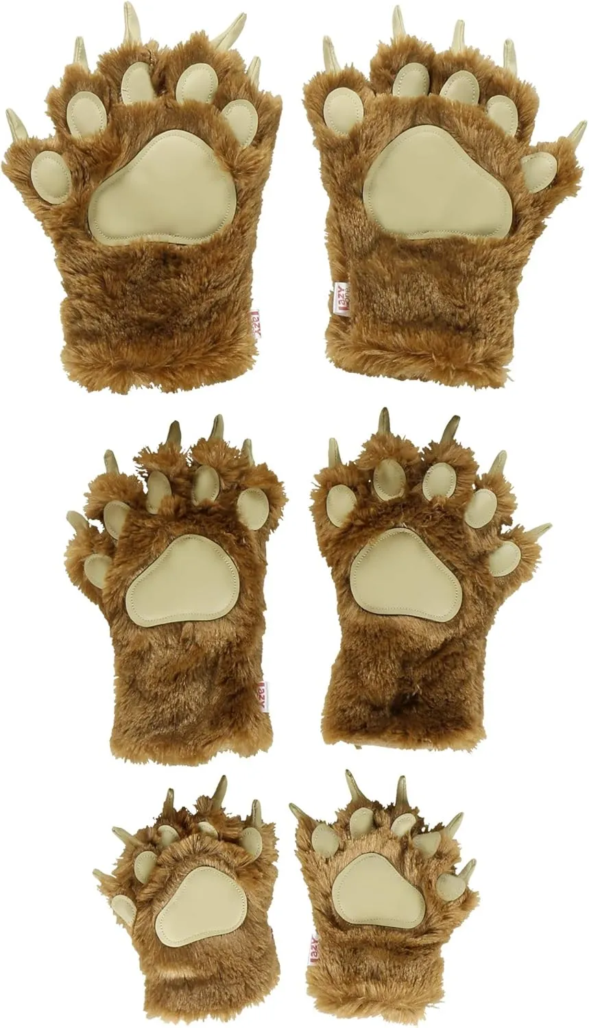 Lazy One Animal Paw Mittens for Adults and Kids