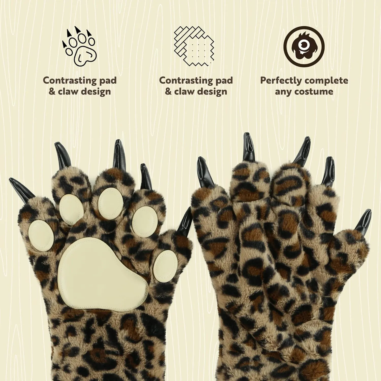 Lazy One Animal Paw Mittens for Adults and Kids