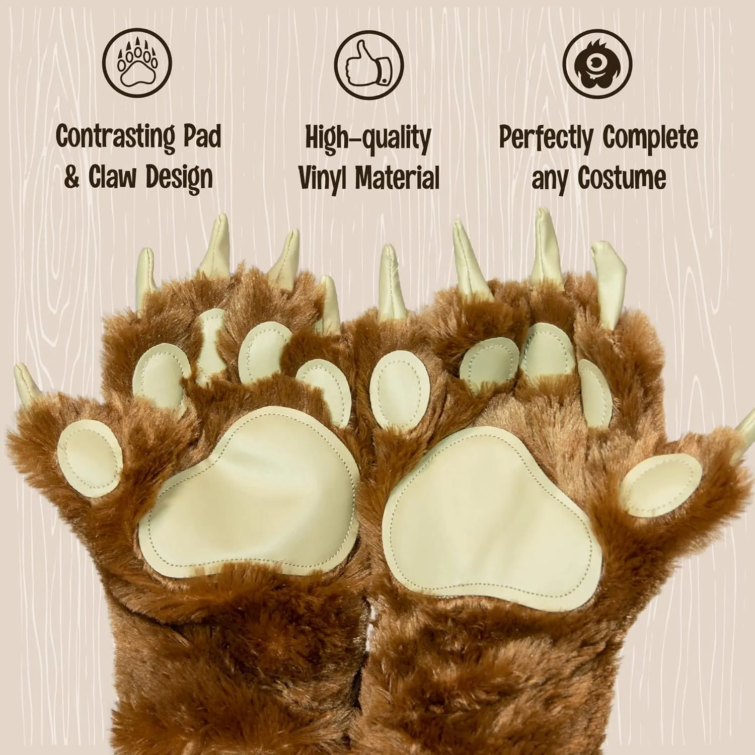 Lazy One Animal Paw Mittens for Adults and Kids