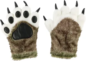 Lazy One Animal Paw Mittens for Adults and Kids