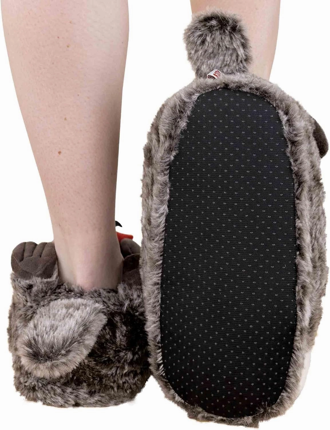 Lazy One Animal Critter Slippers for Kids and Adults, Cute and Cozy Slippers