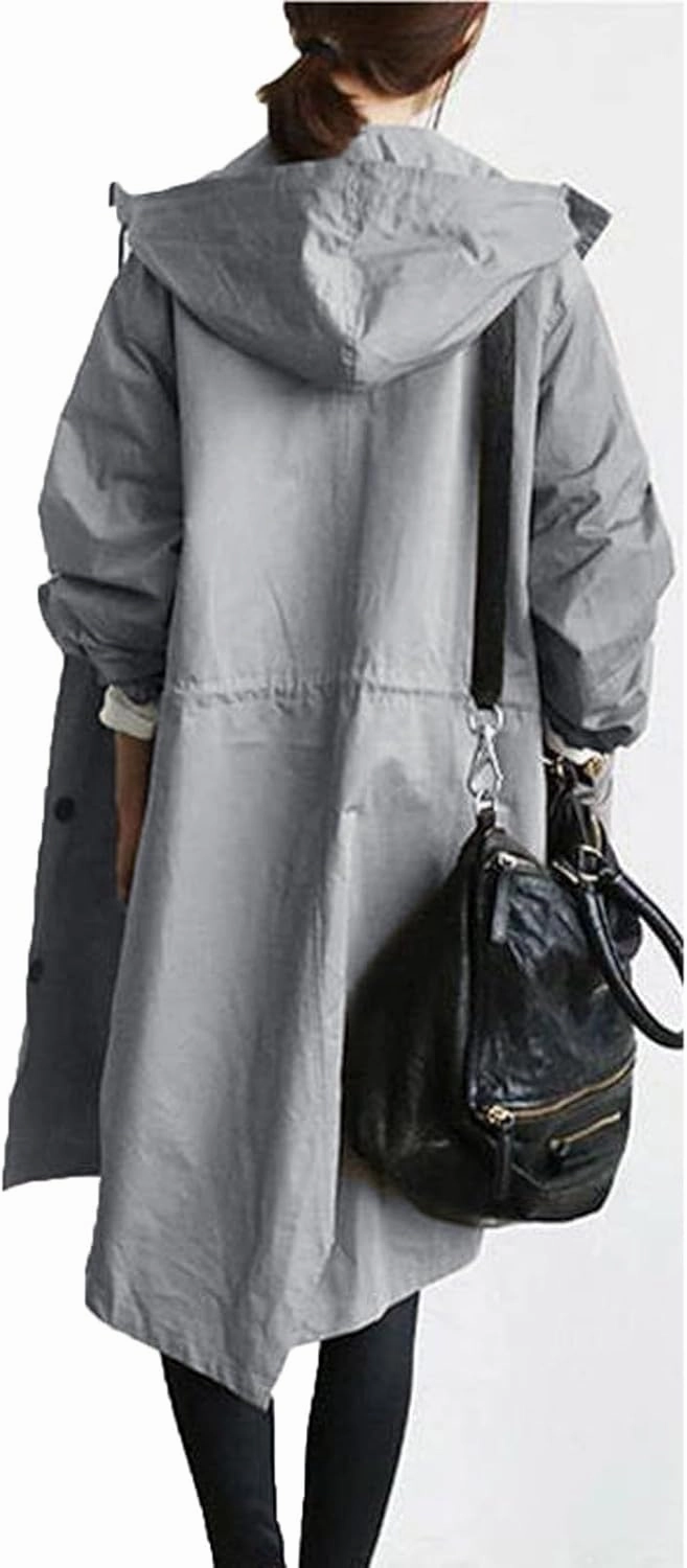 LCMTWX Winter Coat Women Long Coat Outwear Womens Elegant Windbreaker Wild Winter Women's Coat Trench Coat Women Trench